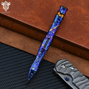 Hand Carving Star Sky  Titanium Alloy Multi-Function Crowbar  Opener Outdoor Crowbar EDC