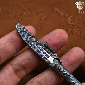 Titanium Hand Carving Rock TextureTitanium Alloy Art Knife Keychain Portable Disassembly Tool EDC