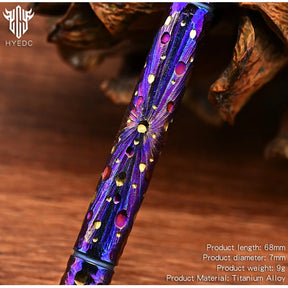 Star Sky Limited Titanium Alloy MINI Eternal Pencil Needn‘t Shave Erasable Pencil Portable Key Pocket Emergency Writing EDC